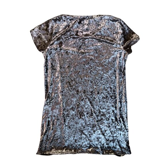 Acting Pro Gray Velvet XL Women's T Shirt Dress - Picture 2 of 3